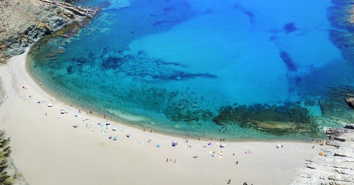 Mykonos off-grid fokos beach isolated paradise